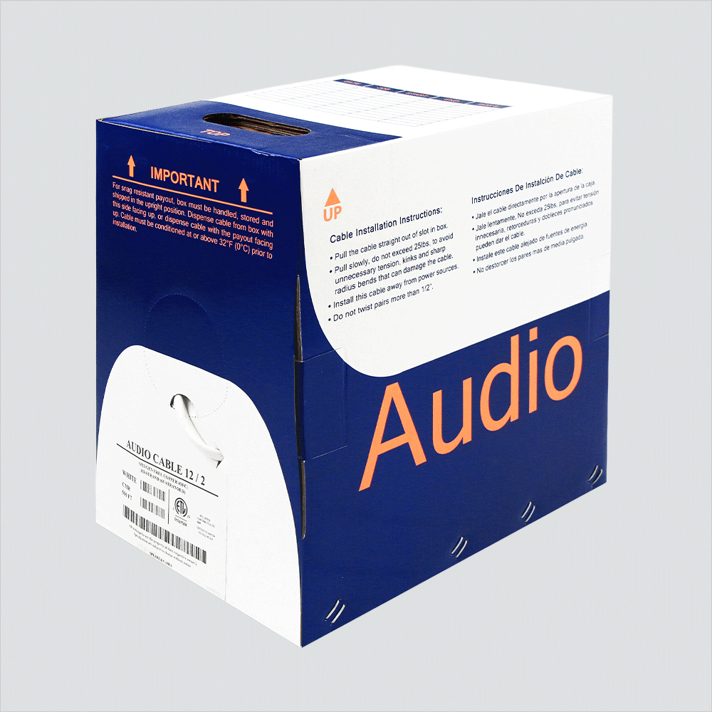 [IPP-WVN-AC1202RWH4-500] Wavenet 12/2 Audio Cable White 500' AC1202RWH4-500