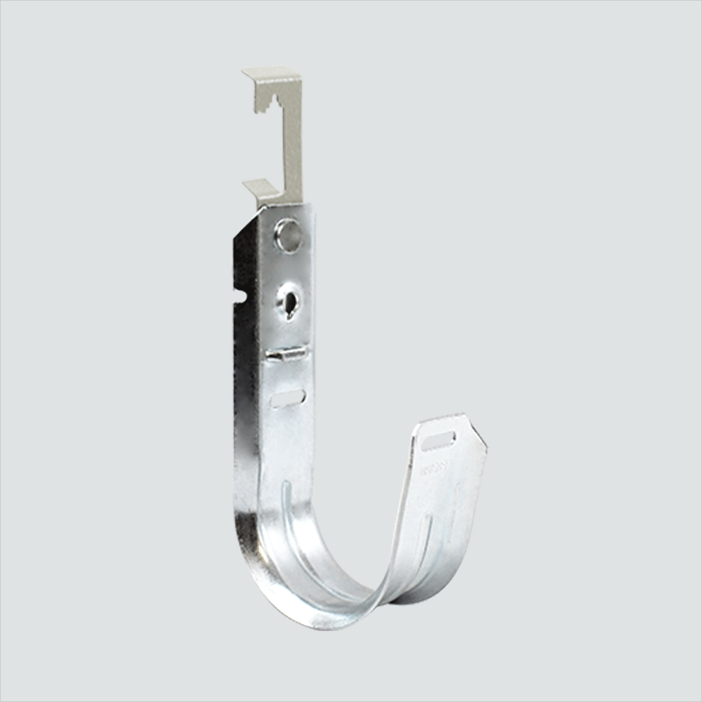 Wavenet 2" J-HOOK, MULTI-FUNCTION "BATWING" CLIP, 25-PACK JHMF02-C