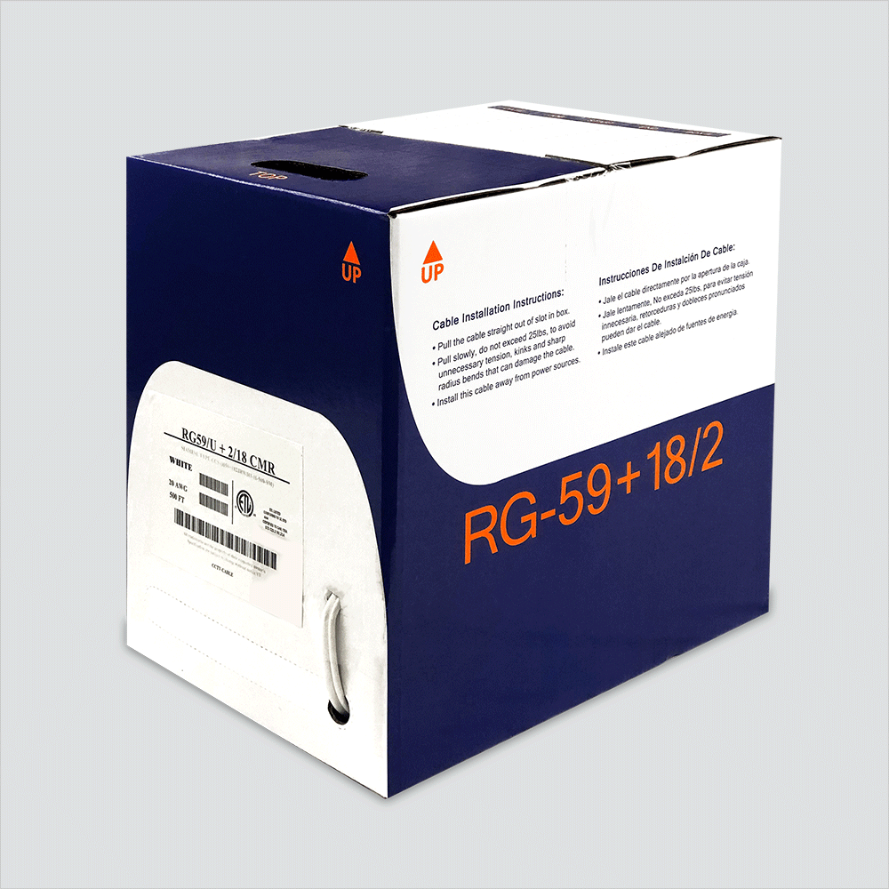 [IPP-WVN-H59+182BCRWH2] Wavenet RG59 BC + 18/2 BC CMR White H59+182BCRWH2