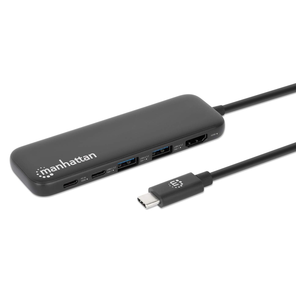 [USB-C Docking Station with 100 W PD / 4K HDMI 5-in-1 Multiport USB Hub] USB-C Docking Station with 100 W PD / 4K HDMI 5-in-1 Multiport USB Hub