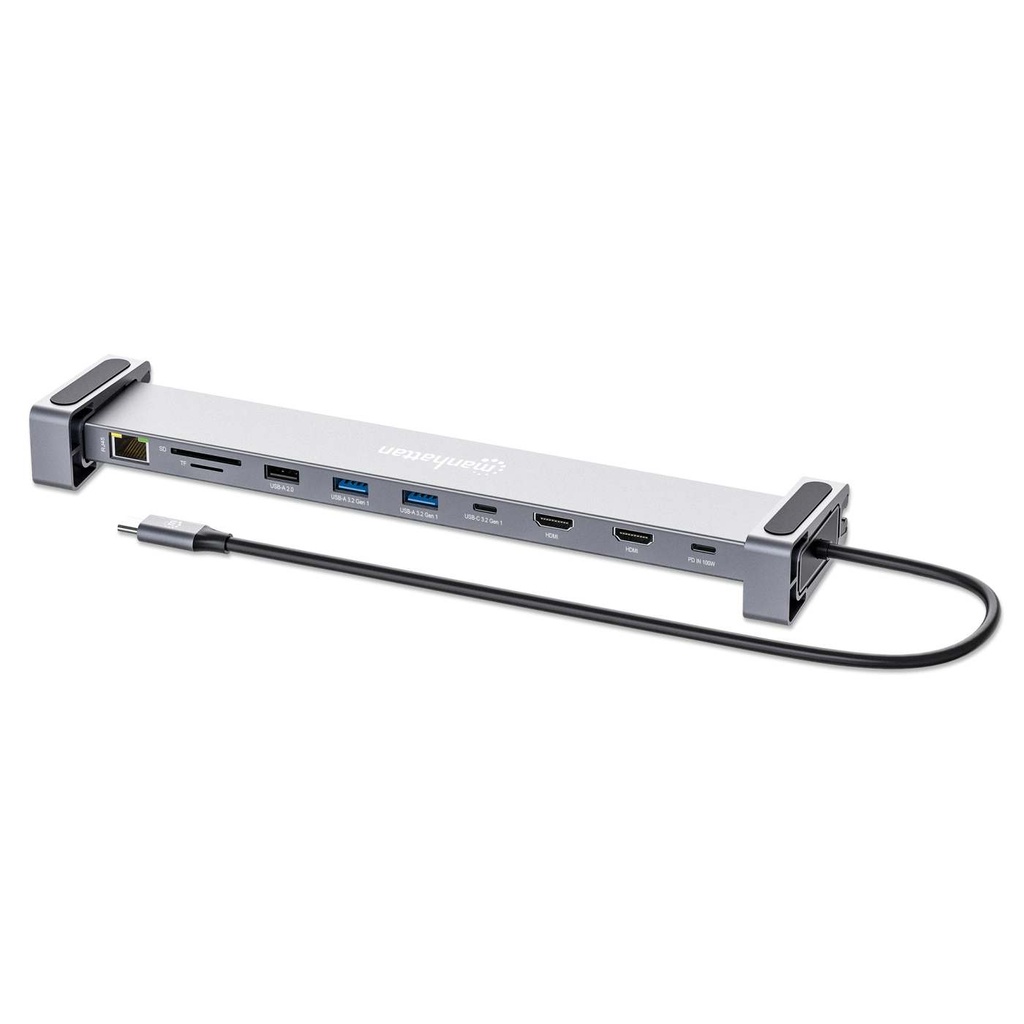[USB-C PD 10-in-1 Dual-HDMI Monitor Docking Station / Multiport Hub] USB-C PD 10-in-1 Dual-HDMI Monitor Docking Station / Multiport Hub