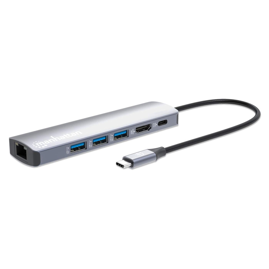 [USB-C PD 6-in-1 4K Docking Station / Multiport Hub] USB-C PD 6-in-1 4K Docking Station / Multiport Hub