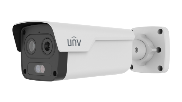 Uniview UNV Dual Dual-spectrum Thermal Network Bullet Camera Thermal:256*192(3.2mm) Optical: 4MP(4mm) TIC2A32SA-F3-4F4AC-I1