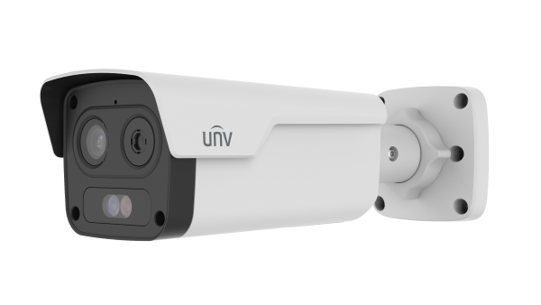 Uniview UNV Dual Dual-spectrum Thermal Network Bullet Camera Thermal:256*192(7mm) Optical: 4MP(6mm) TIC2A32SA-F7-4F6AC-I1