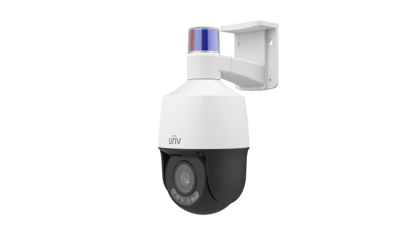 Uniview UNV 2MP Active Deterrence Plastic PTZ Camera (2.7mm-13.5mm,Audio&Alarm, Two-Way Audio, Starlight, Auto Tracking) IPC6312LFW-AX5C-VG1