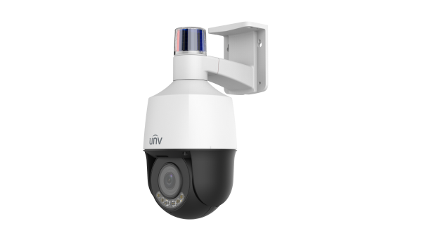 Uniview UNV 4MP Active Deterrence Wise-ISP Plastic PTZ Camera (2.7mm-13.5mm,Audio&Alarm, Two-Way Audio, Starlight, Auto Tracking) IPC6314LWH-AX5C-VG2