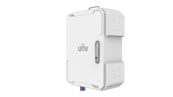 Uniview Powered by Solar. With Smart Server, Power Management Module, Power Supply Switch, Fan, and Warning Light. No Hard Drive. SMBOX02-R