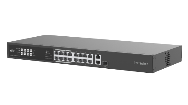 Uniview UNV Ethernet 16 Port 225W PoE Switch NSW2020-16T1GT1GC-POE-IN