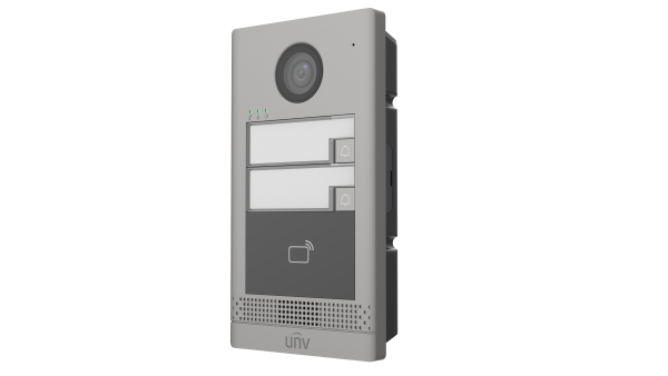 Uniview Villa Door Station (Metal, 2-button) OEU-202S-HMK2