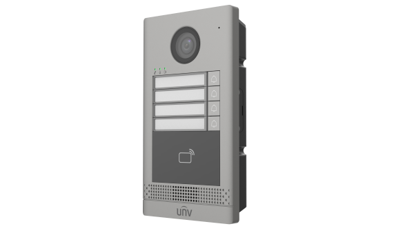 Uniview Villa Door Station (Metal, 4-button) OEU-202S-HMK4