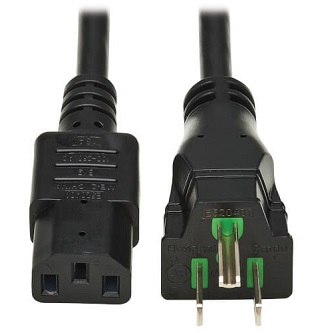 POWER CORD HG 5-15P C13 25FT