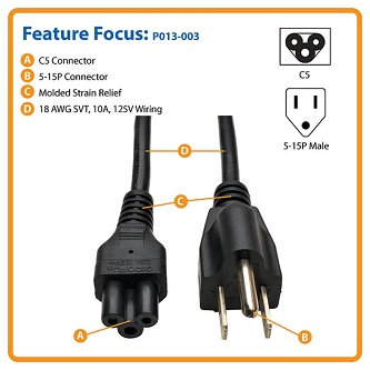 Laptop/Notebook Power Extensio