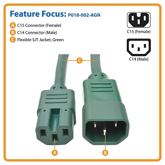 Heavy Duty Computer Power Cord