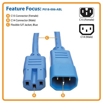 Heavy Duty Computer Power Cord