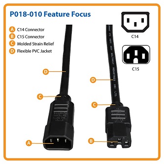 Heavy Duty Computer Power Cord