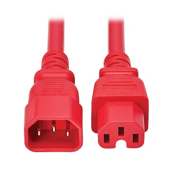 Power Cord C14 to C15 Heavy-Duty 15A 250