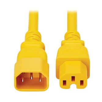 Power Cord C14 to C15 Heavy-Duty 15A 250