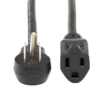 Power Extension Cord Right-Ang