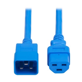 TRIPP PWR CORD C20 TO C21 20A 2FT BLU
