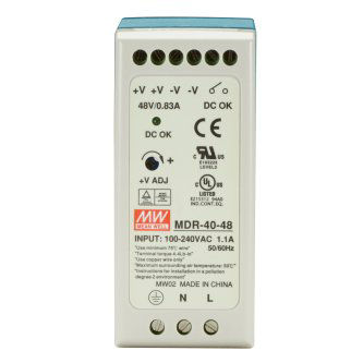 [IPP-BLB-MDR-40-48] DIN RAIL IND POWER SUPPLY - 40W, 48VDC