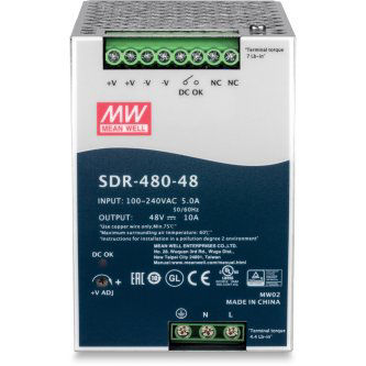 48V 480W Output Industrial
