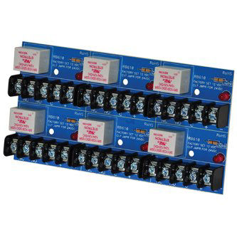 BREAKAWAY RELAY 6-PACK, 12VDCOR 24VDC OP