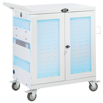 Safe-IT Multi-Device UV Charging Cart