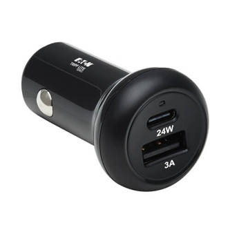 USB CAR CHARGER DUAL-PORT 24W