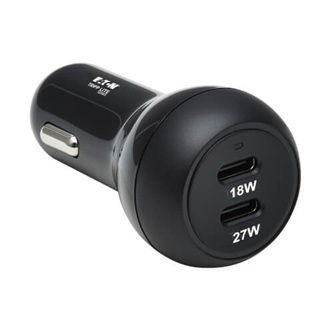 45W DUAL USB-C PD CAR CHARGER