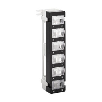 WM PATCH PANEL 12-PORT JACKS