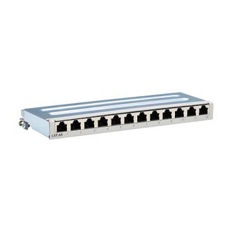 CAT6A STP PATCH PANEL 12 PORT