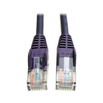 5ft Cat5e Cat5 Purple Snagless