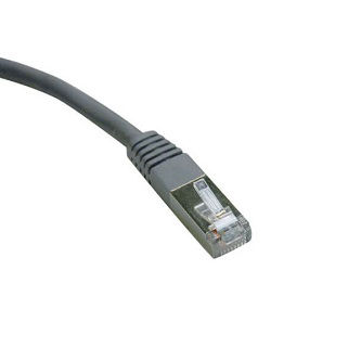 Cat6 Cable (RJ45 M/M),PoE,Gray,50 ft.
