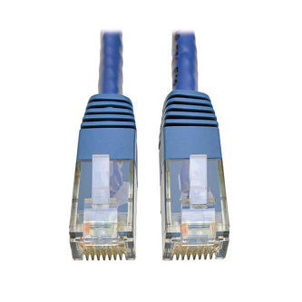 Cat6 Cable (RJ45 M/M),PoE,Blue,1 ft.