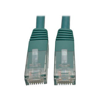 Cat6 Cable (RJ45 M/M),PoE,Green,1 ft.