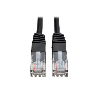 Cat6 Cable (RJ45 M/M),PoE,Black,2 ft.