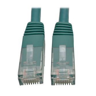 Cat6 Cable (RJ45 M/M),PoE,Green,2 ft.