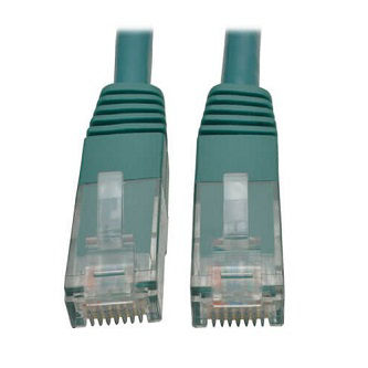 Cat6 Cable (RJ45 M/M),PoE,Green,3 ft.
