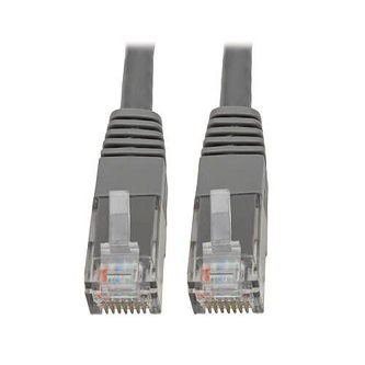Cat6 Cable (RJ45 M/M),PoE,Gray,3 ft.