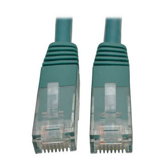 Cat6 Cable (RJ45 M/M),PoE,Green,5 ft.