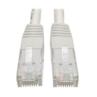 Cat6 Cable (RJ45 M/M),PoE,White,5 ft.