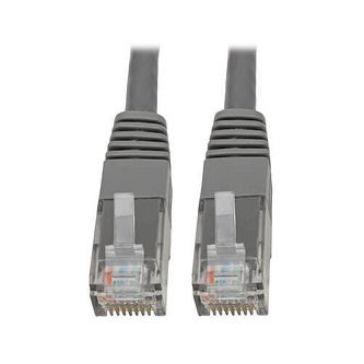 Cat6 Cable (RJ45 M/M),PoE,Gray,6 ft.