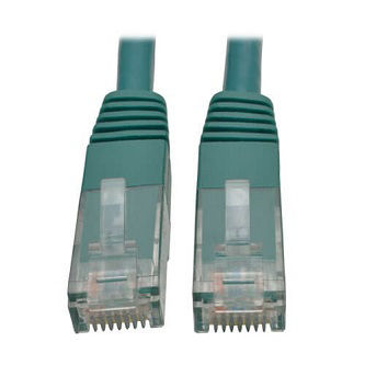 Cat6 Cable (RJ45 M/M),PoE,Green,7 ft.