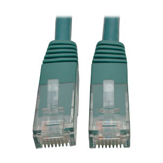 Cat6 Cable (RJ45 M/M),PoE,Green,10 ft.