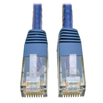 Cat6 Cable (RJ45 M/M),PoE,Blue,20 ft.