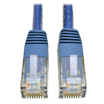 Cat6 Cable (RJ45 M/M),PoE,Blue,25 ft.