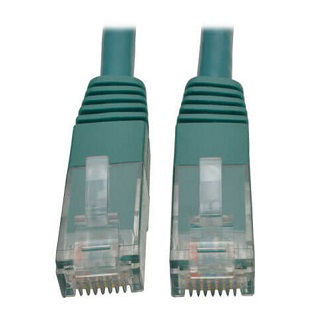 Cat6 Cable (RJ45 M/M),PoE,Green,25 ft.