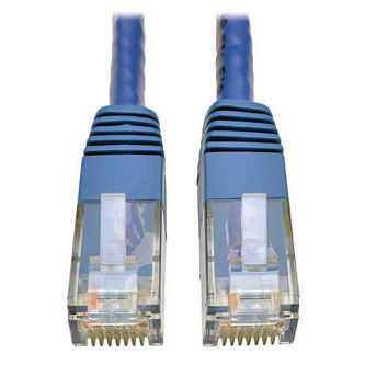 Cat6 Cable (RJ45 M/M),PoE,Blue,35 ft.