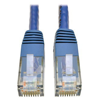 Cat6 Cable (RJ45 M/M),PoE,Blue,75 ft.