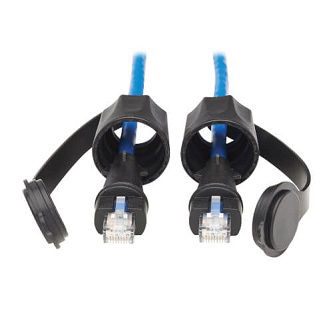 Cat6 Cable (RJ45 M/M),100W PoE,Blue,33'